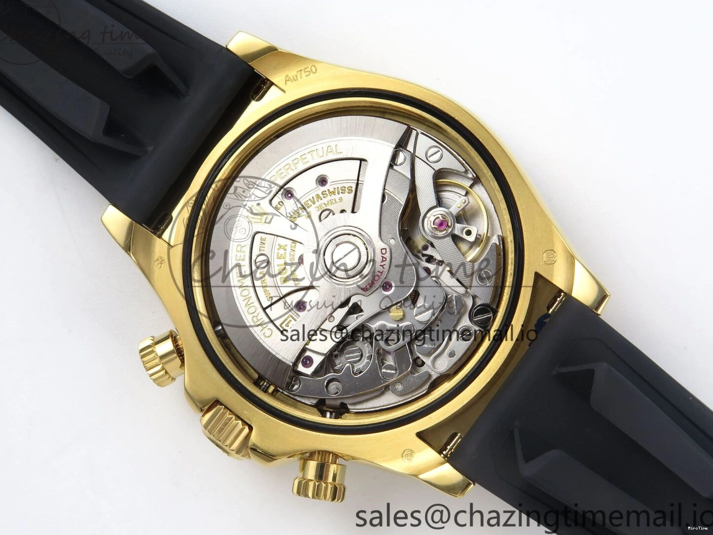 MiroTime 0208 Daytona 126518 QF 1:1 Best Edition Black YG Dial on Oysterflex Strap SH4131 V Functional 283